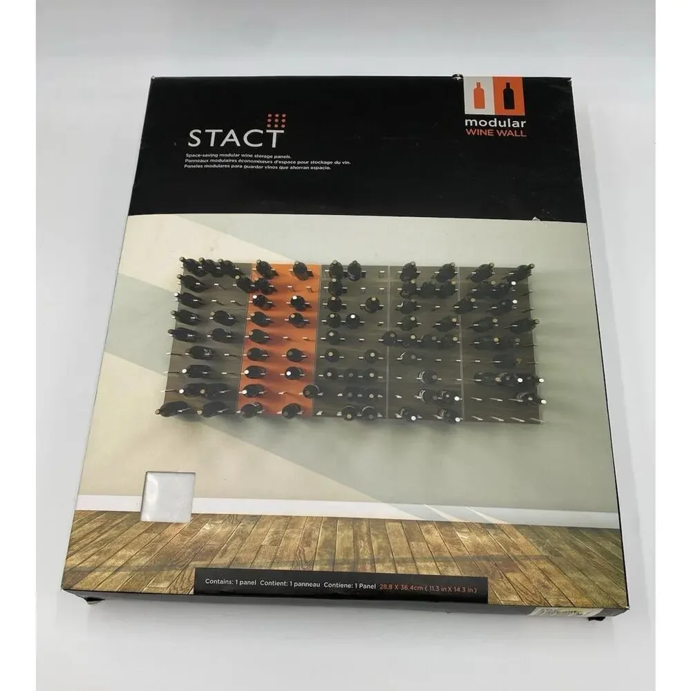 NEW UNUSED STACT Wall-Modular Wine System White One Shelf Panel Bottles